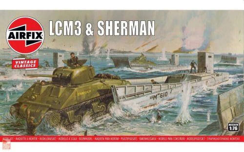 Airfix 1:76 LCM3 & Sherman Tank