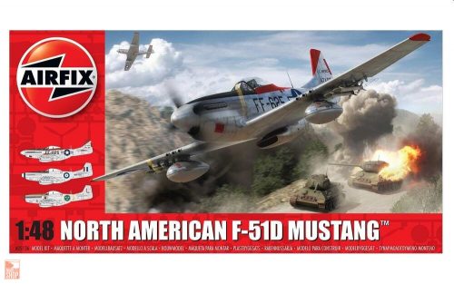 Airfix 1:48 North American F51D Mustang