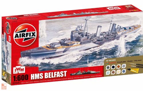 Airfix 1:600 HMS Belfast Gift Set