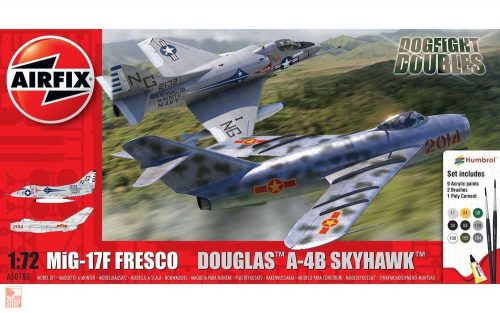 Airfix 1:72 Mig 17F Fresco Douglas A-4B Skyhawk Dogfight Double