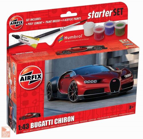 Airfix 1:43 Small Starter Set NEW Bugatti Chiron