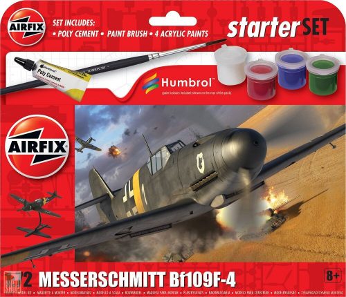 Airfix 1:72 Starter Set - Messerschmitt Bf109F-4