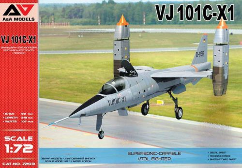 A&A Models 1:72 VJ-101C-X1 Supersonic-capable VTOL fighter