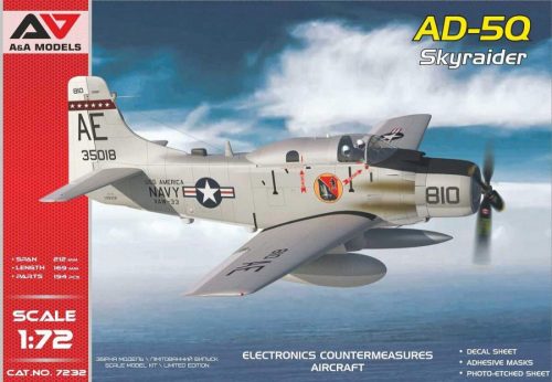 A&A Models AAM7232 1:72 AD-5Q ”Sky Raider” (ECM version)