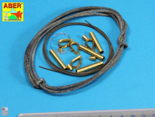 Aber Models 1:16 Tow cables & track cable with brackets used on Tiger I, King Tiger & Panther