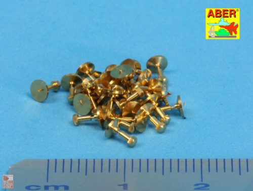 Aber Models 1:16 Turned imitation of Hexagon bolts x30