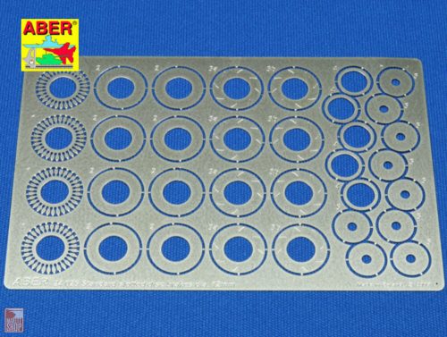 Aber Models 1:24 Standard slotted discs 12mm