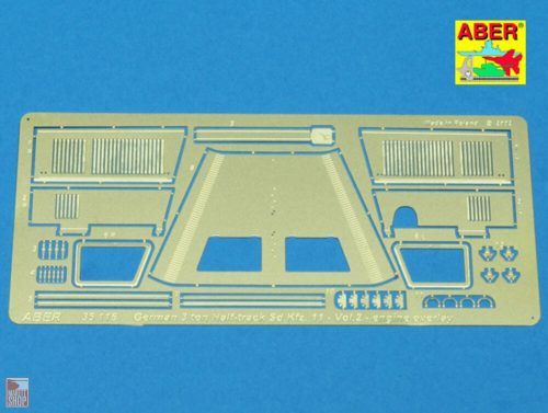 Aber Models 1:35 Sd.Kfz.11-Vol.2-additional set-engine overlay