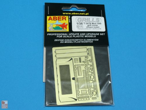 Aber Models 1:35 T-34/76 - 1940 grill cover