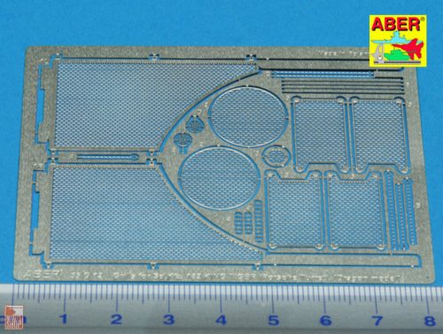 Aber Models 1:35 Grilles for Sd.Kfz.182 King Tiger (Porshe turret)