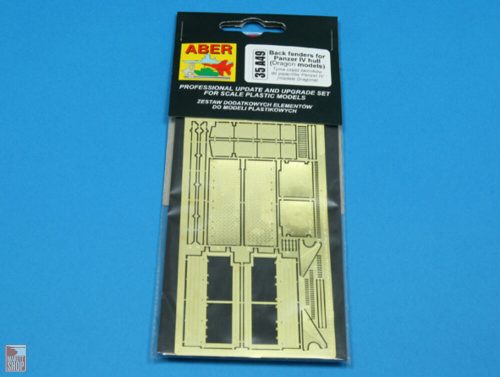 Aber Models 1:35 Back fenders for PzKpfw IV hull