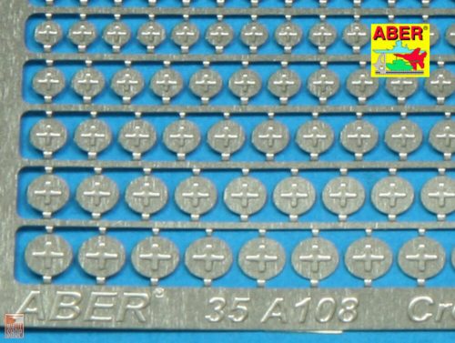 Aber Models 1:35 Cross type screaw heads