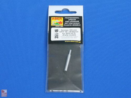 Aber Models 1:35 German 105 mm leFH 18 L/28 Barrel for StuH 42 G-(Early model)