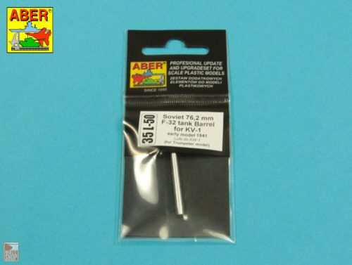 Aber Models 1:35 Soviet 76,2mm F-32 tank barrel for KV-1 early model m1941