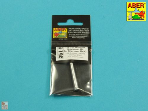 Aber Models 1:35 U.S.105mm Howitzer M4 tank Barrel for Sherman M4A3