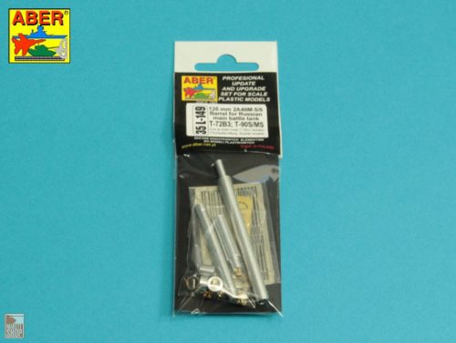 Aber Models 1:35 125mm 2A46M-5/6 Barrel for Russian Tank T-72B3; T-90S/MS