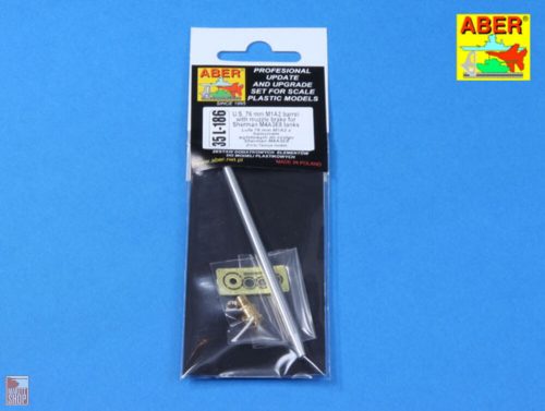 Aber Models 1:35 76 mm barrel with muzzle brake for M4A3E8