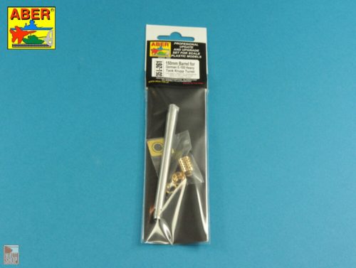 Aber Models 1:35 150mm Barrel with muzzle brake for German E-100 Heavy Tank Krupp Turret