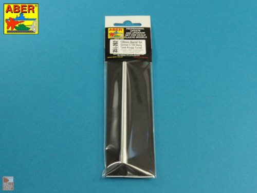 Aber Models 1:35 128mm Barrel for German E-100 Heavy Tank Krupp Turret