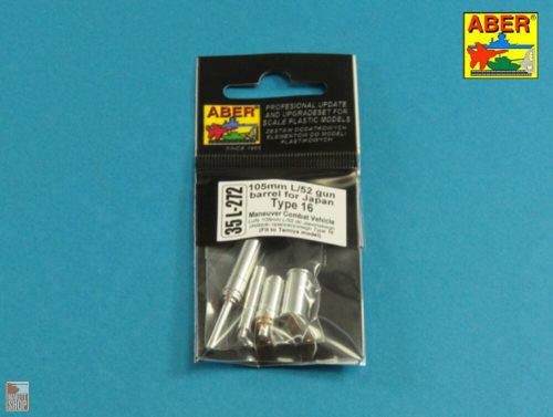 Aber Models 1:35 105mm L/52 gun barrel for Japan Type 16 MCV