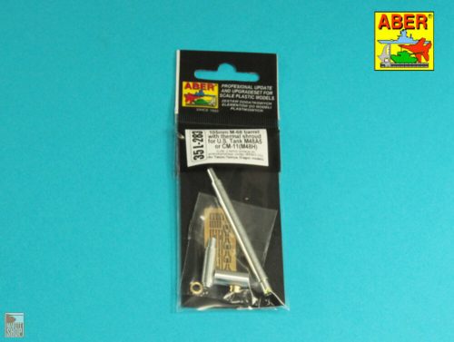 Aber Models 1:35 105 mm M-68 barrel with thermal shroud for  M48A5 Tank