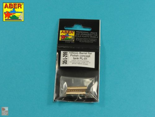 Aber Models 1:35 105mm Barrel for Polish concept tank PL-01