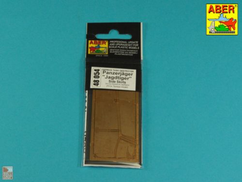 Aber Models 1:48 Jagdtiger  –Side Skirts -(Tamiya)