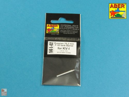 Aber Models 1:56 Russian 76,2 mm F-32 barrel for KV-1