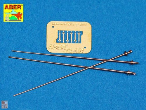 Aber Models 1:72 German 2 m antennas x3 pcs