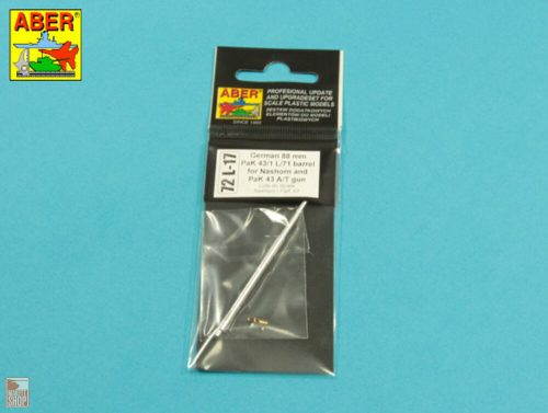 Aber Models 1:72 German PaK43/1 gun barrel for Nashorn