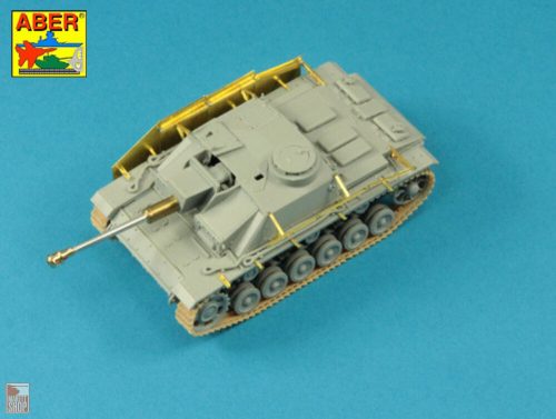 Aber Models 1:72 German StuK.40 L/48 7,5 cm Bartel with middle model muzzle brake for StuG. III Ausf.G late & StuG. IV - early