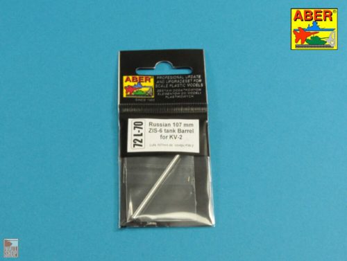 Aber Models 1:72 Russian 107  mm ZIS-6 tank barrel for KV-2