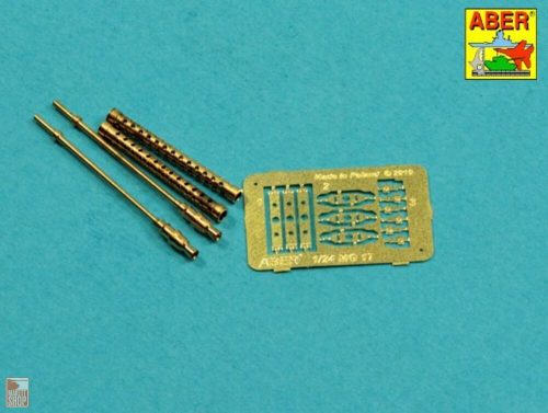 Aber Models 1:24 Set of 2 barrels for German 7,92 mm MG 17aircraft machine guns