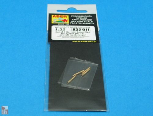 Aber Models 1:32 4 barrel tips for MG 131