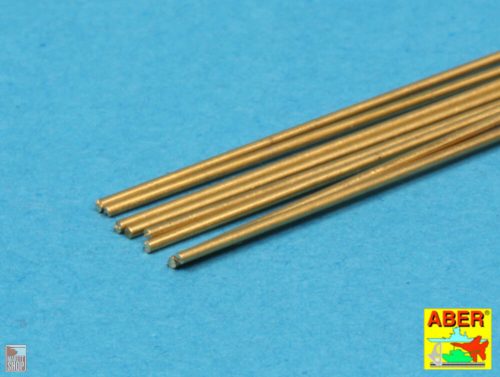 Aber Models  Brass  round rods 0,6mm