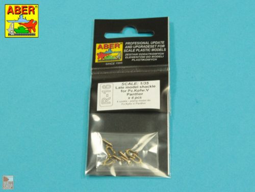 Aber Models  Late model shackle for Pz.Kpfw.V Panther x 4pcs