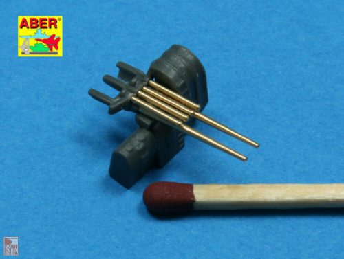 Aber Models 1:350 Set of 8 pcs 127 mm barrels with recoil for japan ships