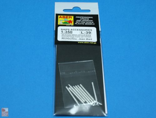 Aber Models 1:350 8 pcs 380mm short barrels for  Richeulieu