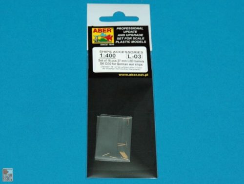 Aber Models 1:400 Set of 16 pcs 37mm barrels SK C/30