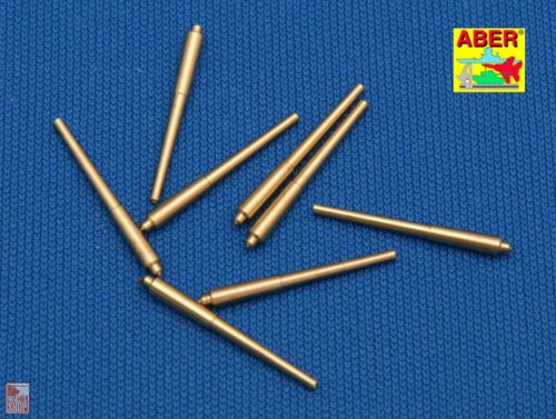 Aber Models 1:700 Set of 8 pcs 381mm long barrels for turrets without antiblast covers ships Hood