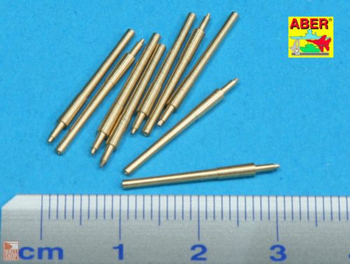 Aber Models 1:700 9 pcs 406 mm  barrels for Nelson, Rodney