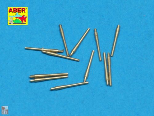 Aber Models 1:700 12 pcs 152 mm  barrels for Nelson, Rodney