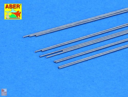 Aber Models  Steel round 0,4mm length 250mmx12pcs