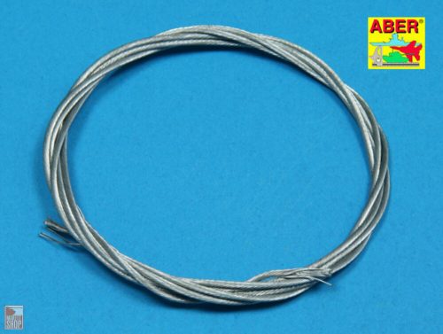 Aber Models  Stainess steel towing cables o 1,3 mm, 1m long