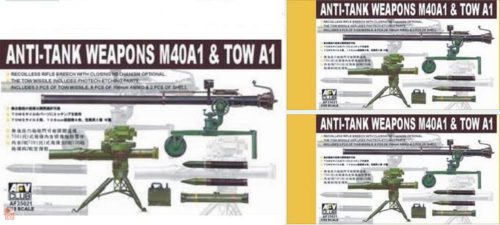 AFV-Club 1:35 106 mm + TOW / ANTITANK WEAPONS