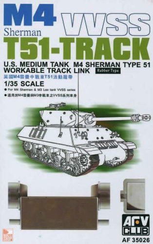 AFV-Club 1:35 M4/M3 T51 SHERMAN TRACKS