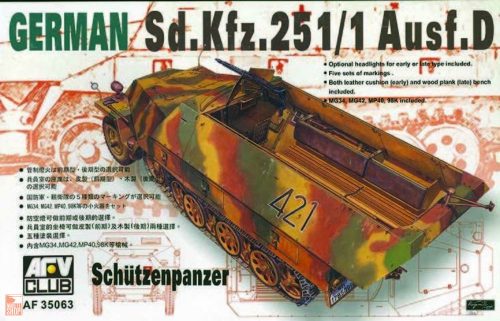 AFV-Club 1:35 SDKFZ 251 D/1 HALF TRACK