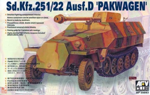 AFV-Club 1:35 SDKFZ 251/22 AUSF D PAK40