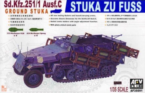 AFV-Club 1:35 SDKFZ 251/1 AUSF C STUKA ZU FUSS