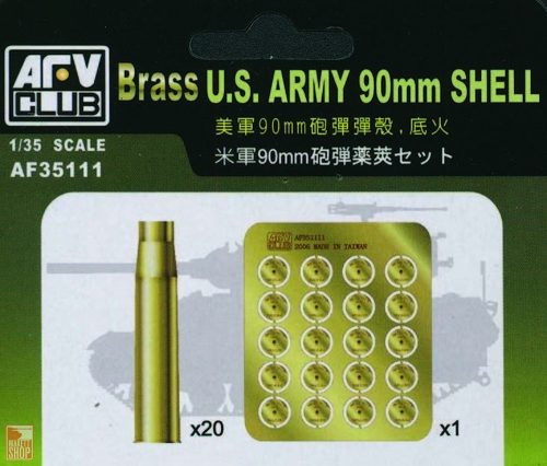 AFV-Club 1:35 US 90 mm SHELL CASE (METAL)